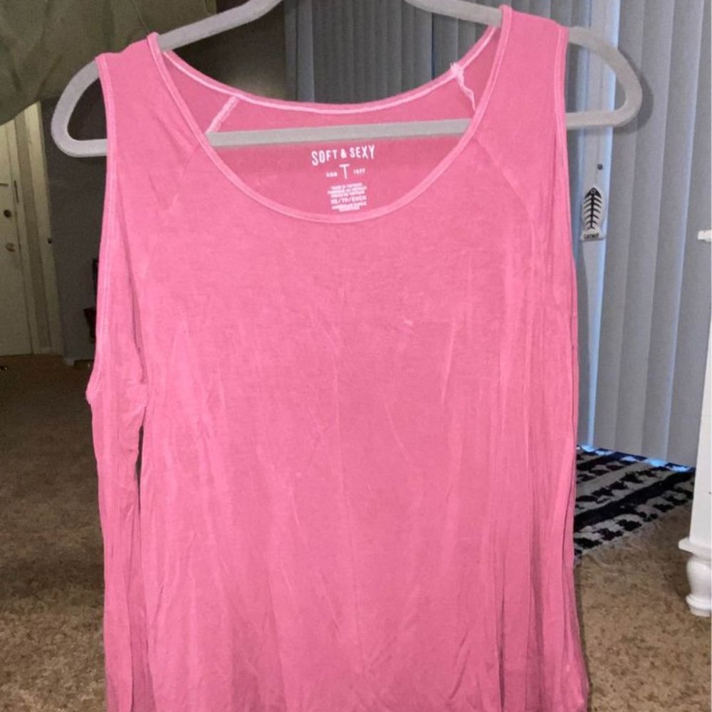 Soft & Sexy Open Shoulder Long Sleeve